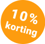 10 procent korting