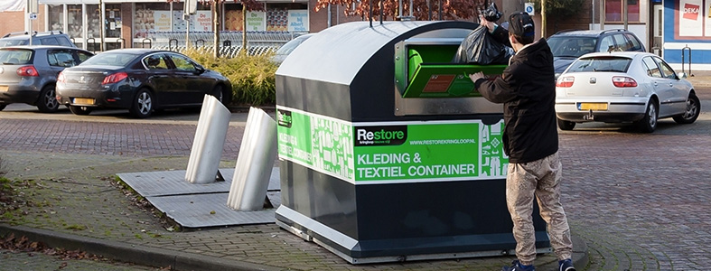 Textielcontainers vaak vervuild