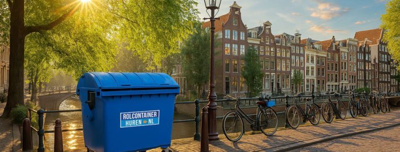 Rolcontainer gehuurd in amsterdam
